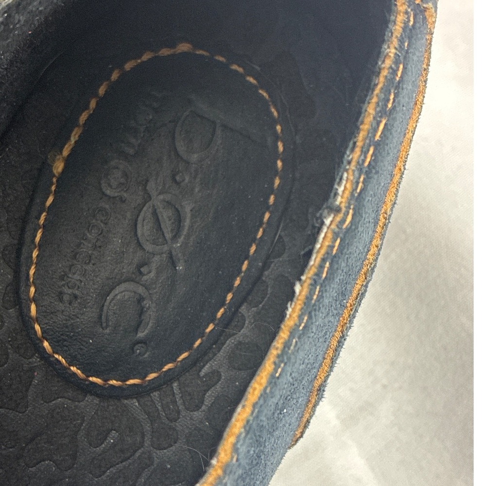 b.o.c. Born Concept Navy Blue Suede Wingtip Oxfords Lace Up Shoes C39034 SZ 7.5 - Picture 6 of 8